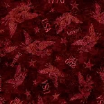 America 1776 31664 M Tonal American Eagle Garnet Quilting Treasures